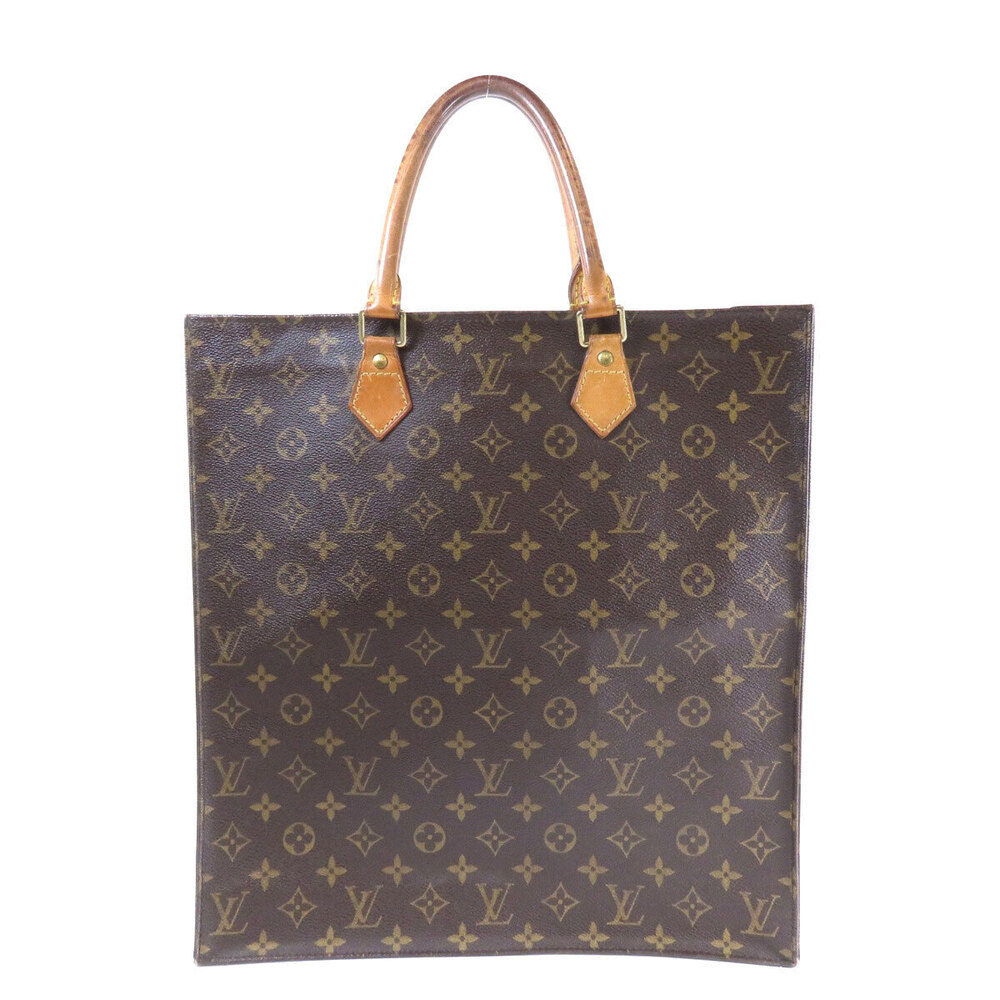 Louis Vuitton Plat Tote Canvas Bag Monogram Sac
